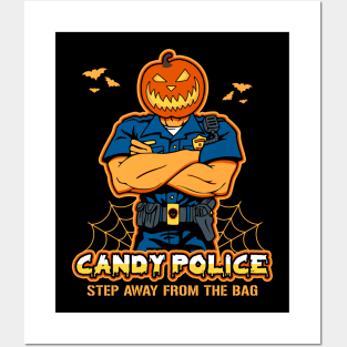 Candy Police Halloween Posters and Art